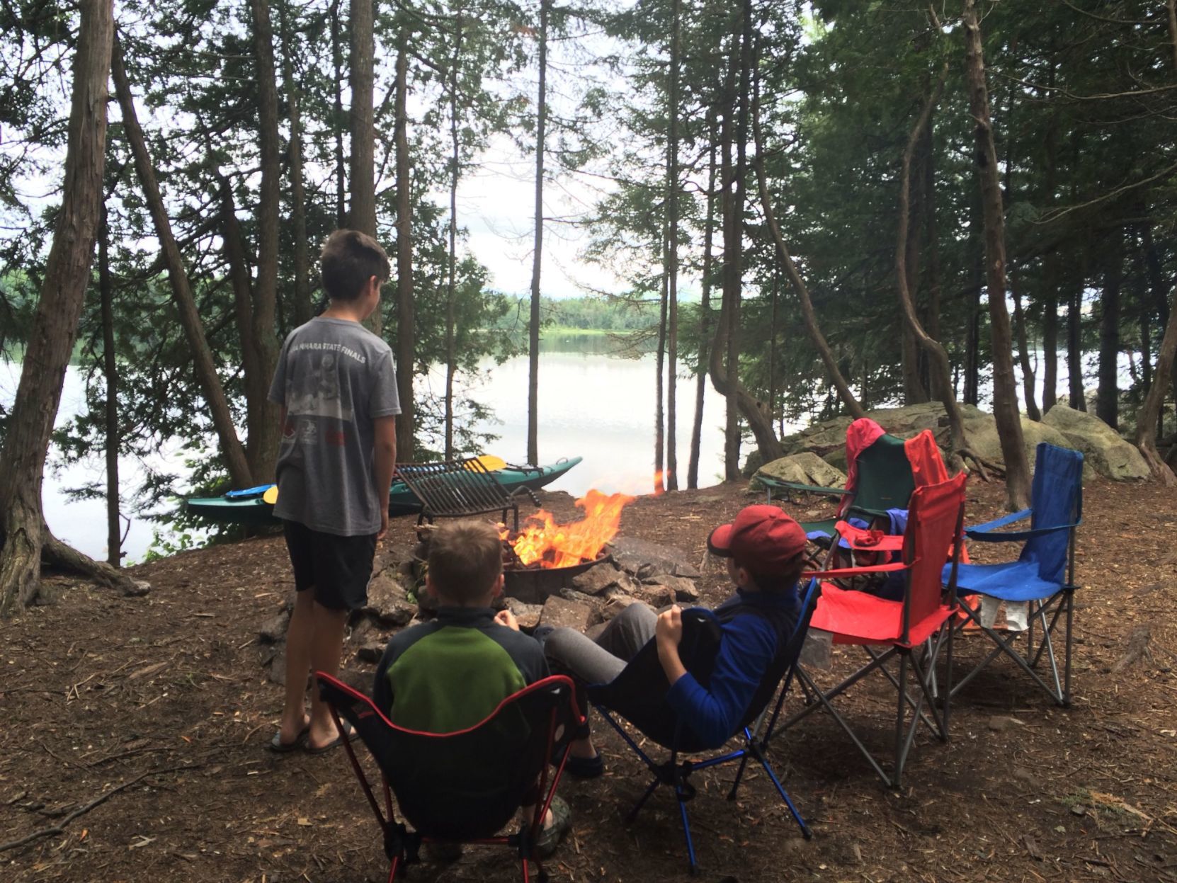 Campfire on Umbagog